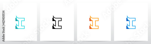  Peeled Sheet Letter Logo Design I