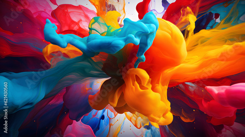 Type of abstact background, which use colourful composition.
