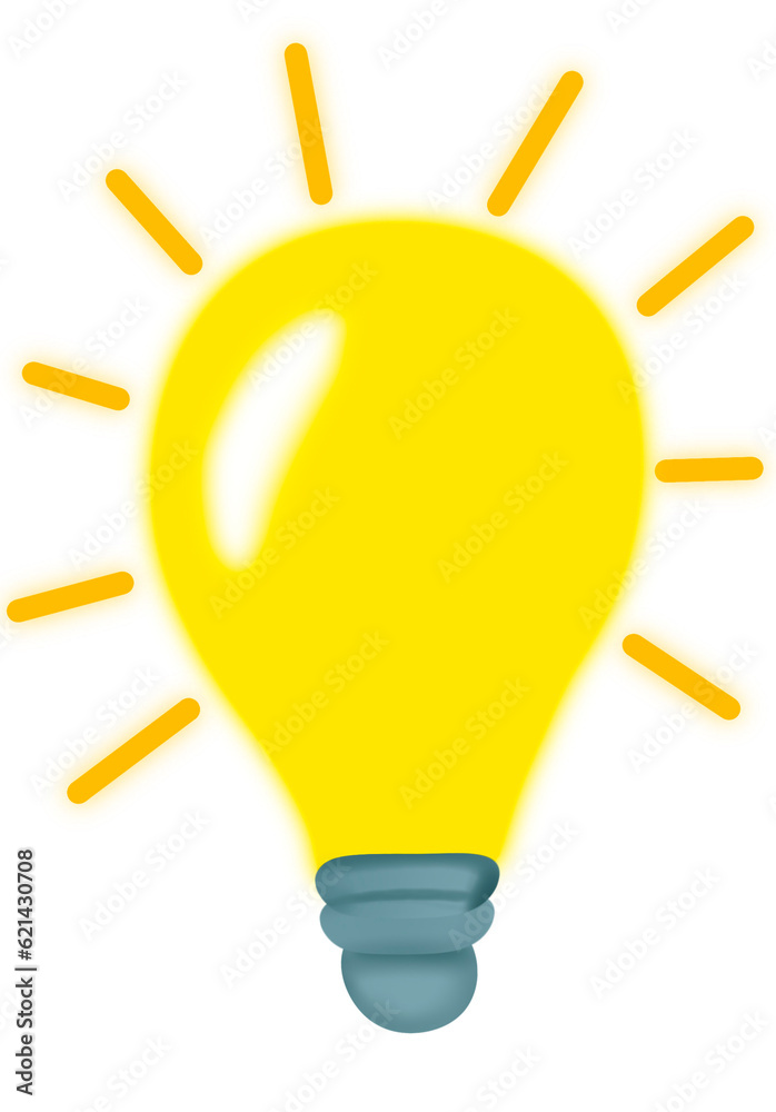 Bulb - idea illustration Bulb - idea illustration