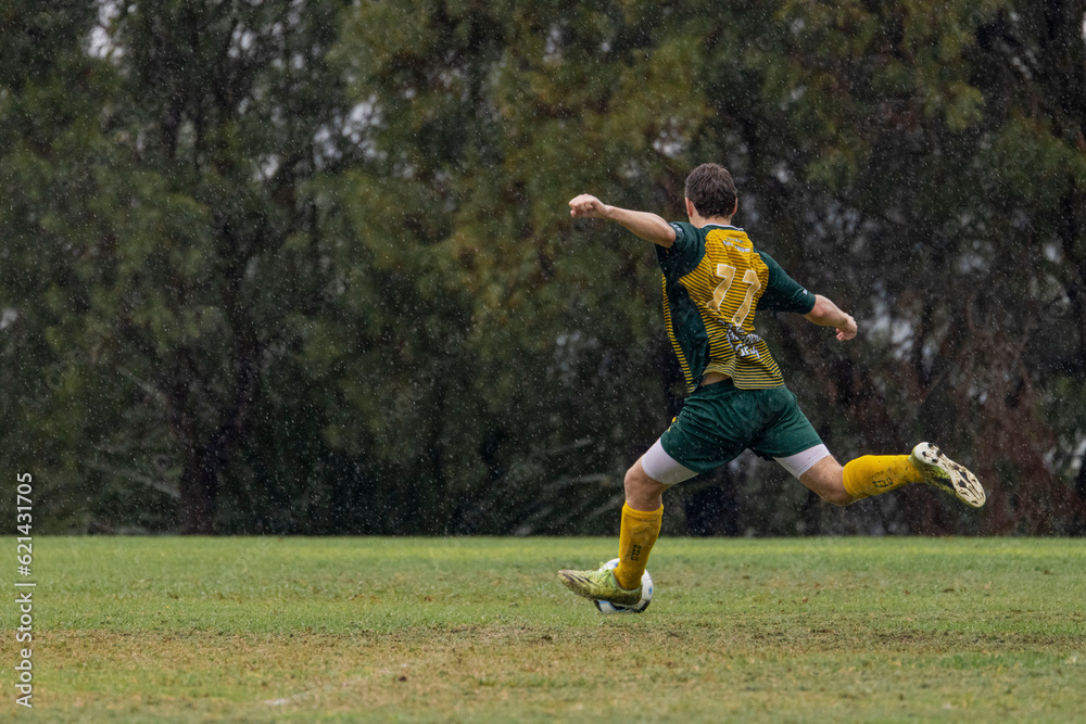 soccer training running on the field soccer training running on the field