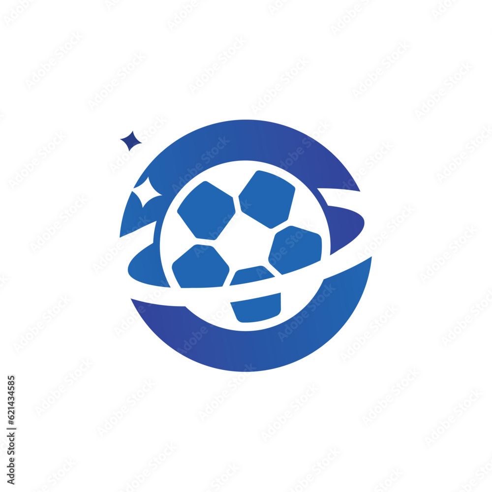 Naklejka premium Soccer Logo or Football Club Sign