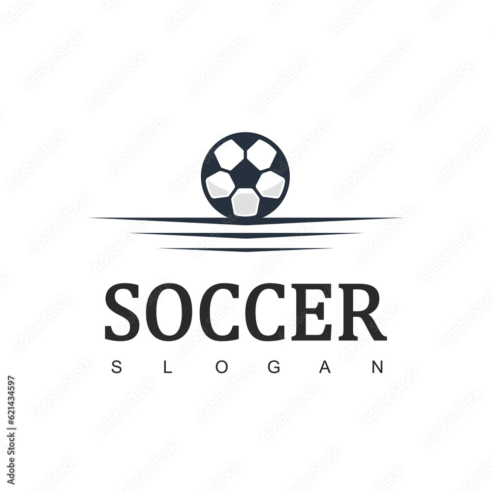 Obraz premium Soccer Logo or Football Club Sign