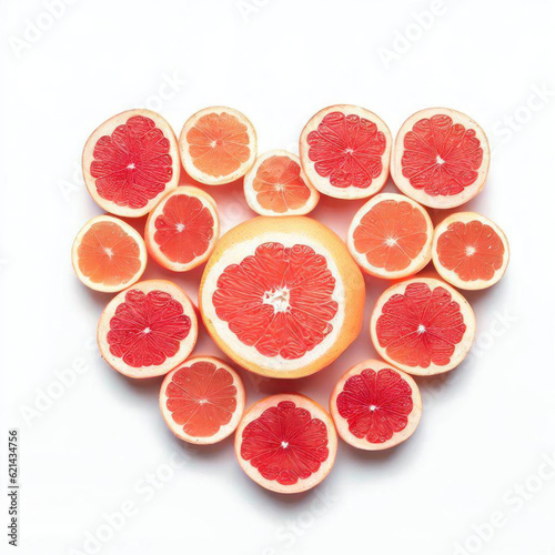  Captivating Craving  Grapefruit Heart with Generative AI 