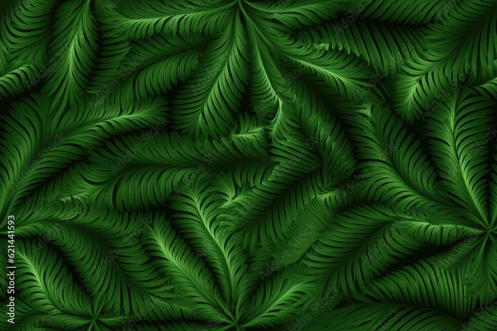 Texture Fern Color Fern Ferns Lush Green Seamless Texture Pattern Tiled Repeatable ...