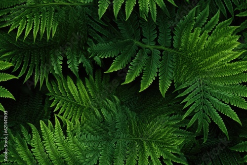 Fern Ferns Lush Green Seamless Texture Pattern Tiled Repeatable Tessellation Background Image