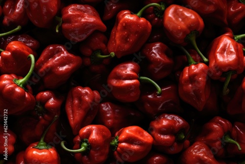 Peppers Pepper Chili Jalapeno Serrano Habenero Seamless Texture Pattern Tiled Repeatable Tessellation Background Image