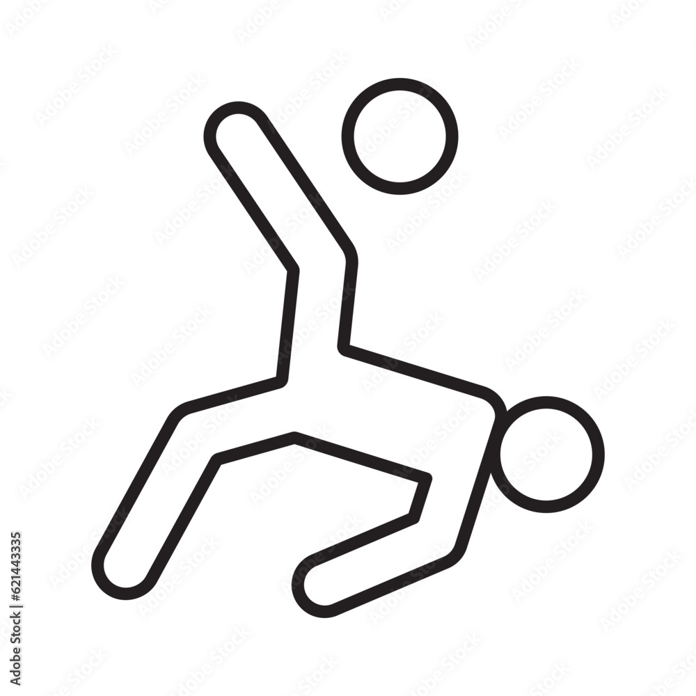 Overhead kick icon Overhead kick icon