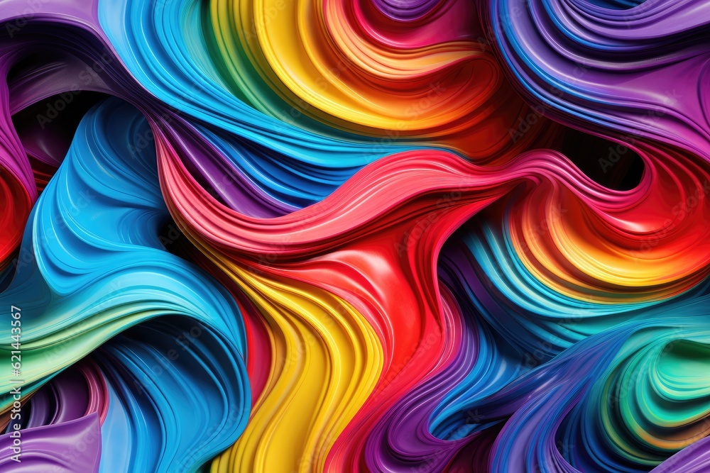 Color Paint Swirls Thick Seamless Texture Pattern Tiled Repeatable Tessellation Background Image Color Paint Swirls Thick Seamless Texture Pattern Tiled Repeatable Tessellation Background Image