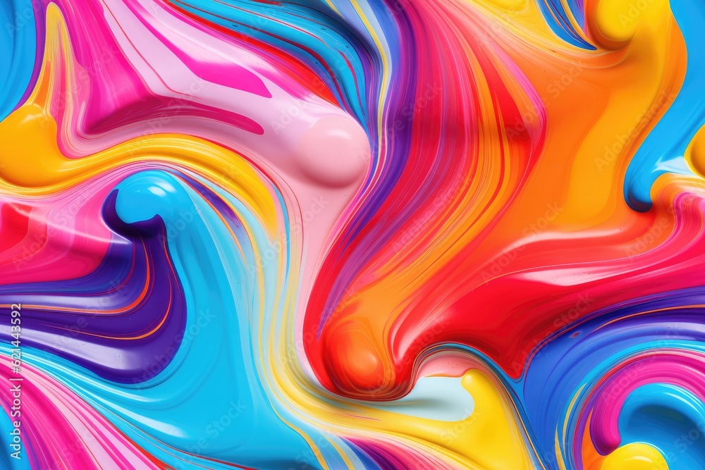 Color Paint Swirls Thick Seamless Texture Pattern Tiled Repeatable Tessellation Background Image Color Paint Swirls Thick Seamless Texture Pattern Tiled Repeatable Tessellation Background Image
