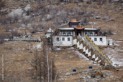 The Ariyabal Meditation Temple in Gorkhi-Terelj National Park, Mongolia photo