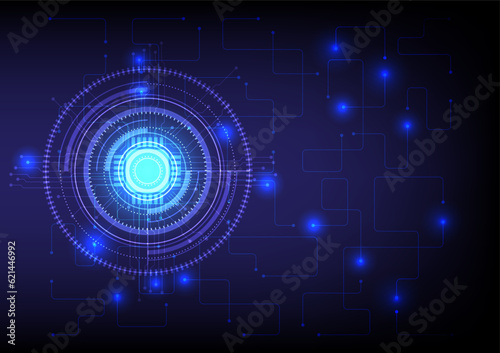 tech wheel on circuit board