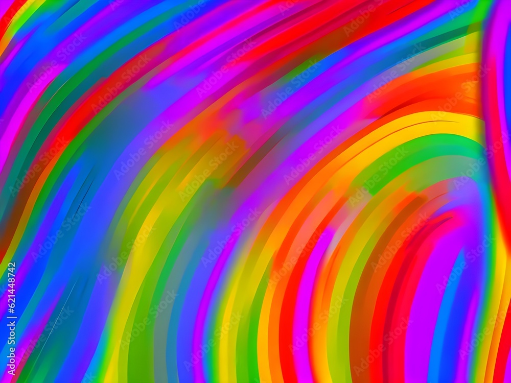 Abstract Rainbow Background, Generative AI Illustration Abstract Rainbow Background, Generative AI Illustration