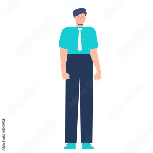 Modern Office Flat Character Set for Animation and Customisation use cases