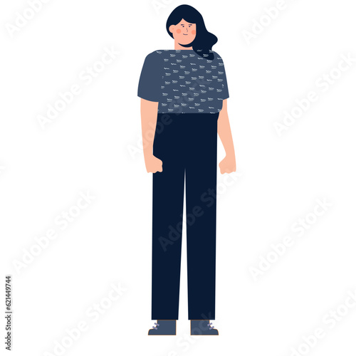 Modern Office Flat Character Set for Animation and Customisation use cases