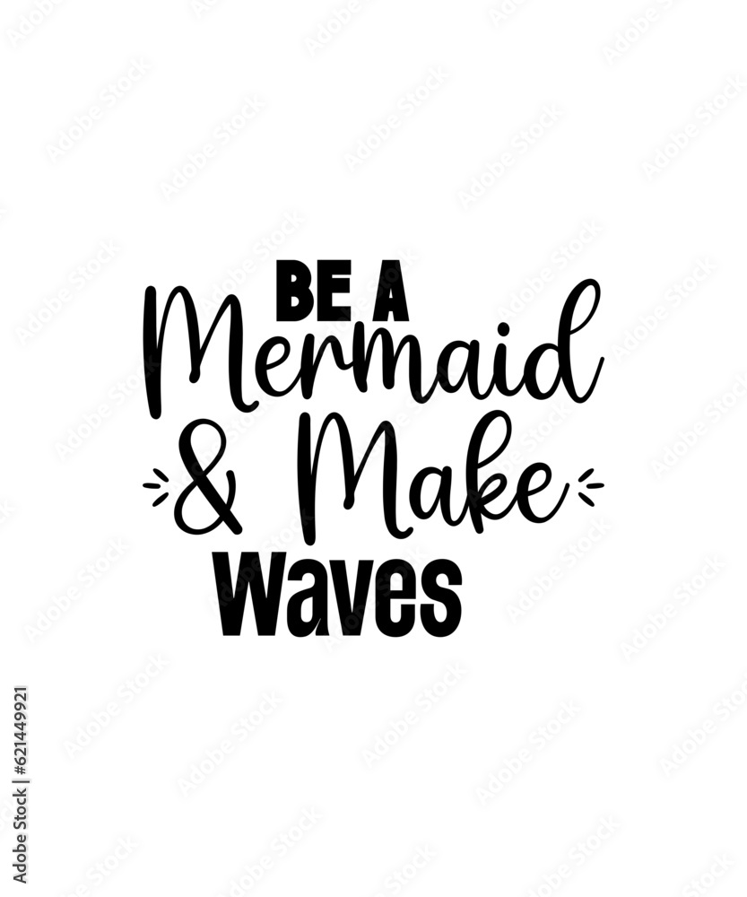 Mermaid SVG Bundle, Mermaid Tail SVG, Mermaid Monogram svg, cute ...