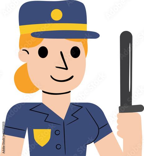 Guard Flat Illustration