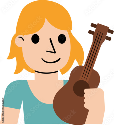 Musician Flat Illustration