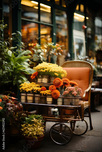 Small Flower Shop in Town - Generative AI