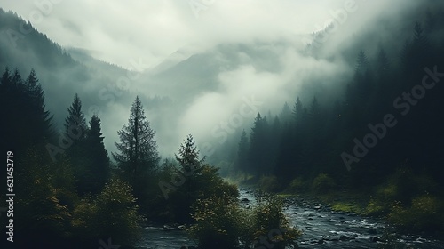 Misty Forest - Generative AI
