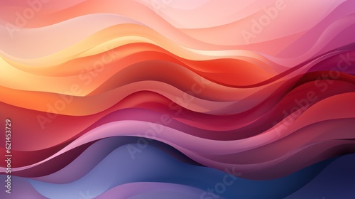 Vibrant Abstract Background with Warm Oranges, Pinks, and Purples