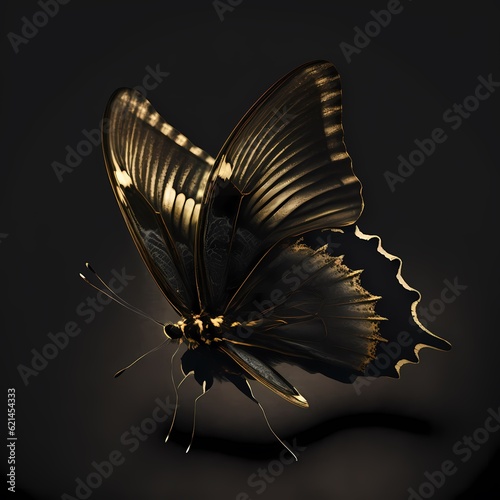 Blackgolden Butterfly photo