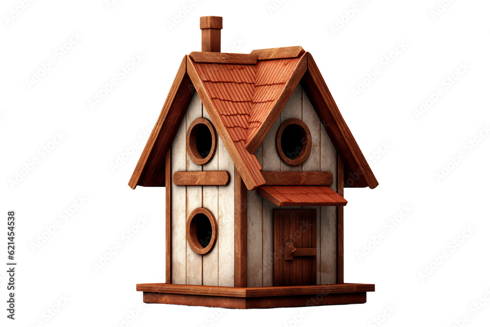 Birdhouse. isolated object, transparent background Birdhouse. isolated object, transparent background