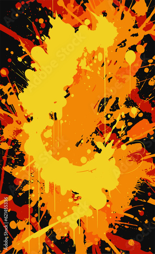 Color abstract grunge background. Multicolored texture of spots, splashes, streaks, traces of paint