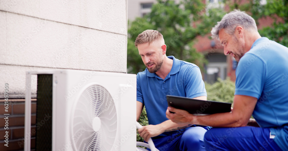 Air Conditioner Install Stock Photo Adobe Stock Air Conditioner Install Stock Photo Adobe Stock