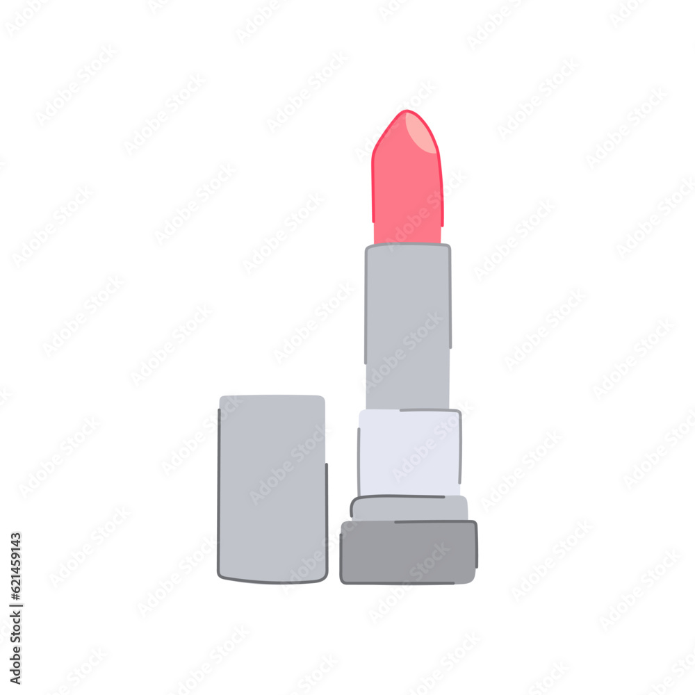 lip lipstick makeup cartoon. cosmetic girl, fashion lips, face make sign. isolated symbol vector illustration lip lipstick makeup cartoon. cosmetic girl, fashion lips, face make sign. isolated symbol vector illustration