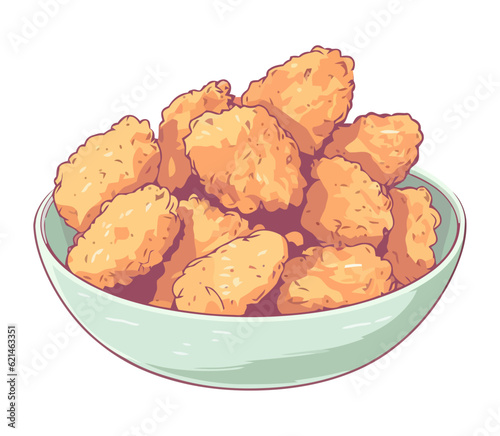 fried chicken snack in a bowl