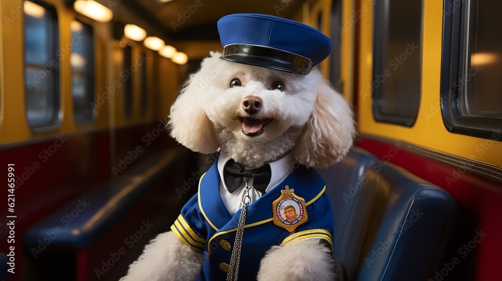 Poodle Transit Operator: Canine Navigator of Pawsome Commutes Poodle Transit Operator: Canine Navigator of Pawsome Commutes