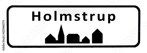 City sign of Holmstrup - Holmstrup Byskilt photo