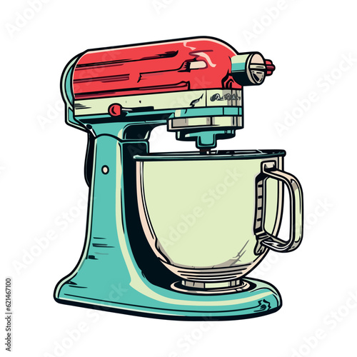 kitchen appliance mixer icon design