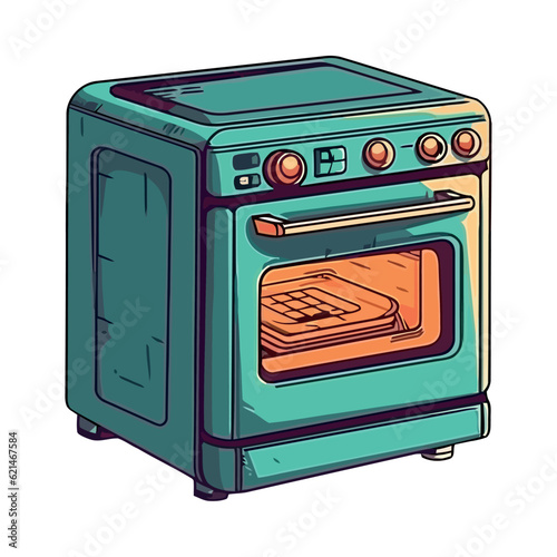 Modern kitchen appliance oven