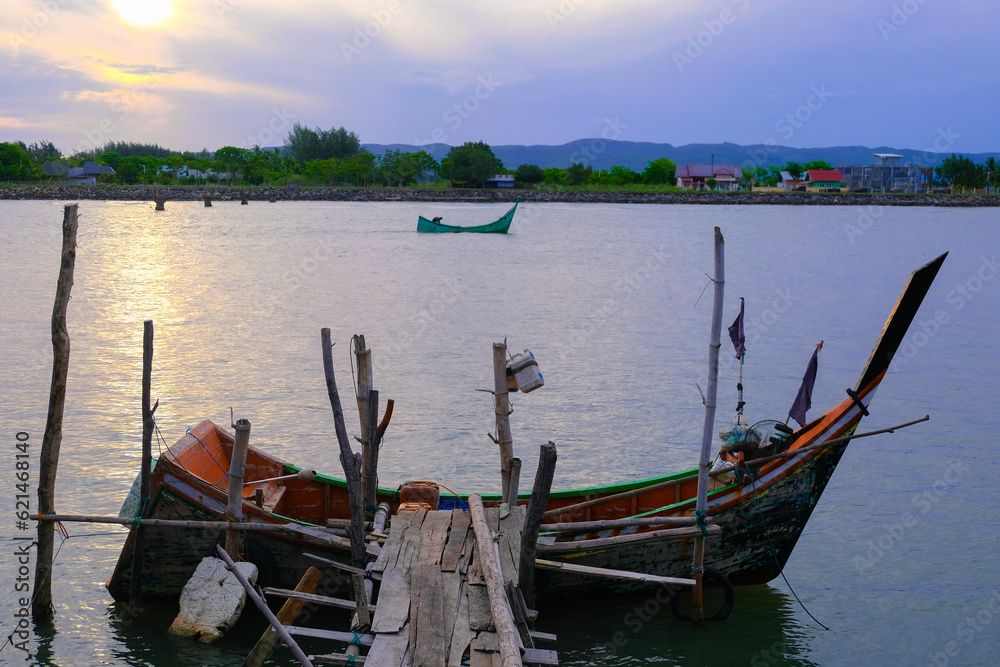 The Berth of fisherman boat 