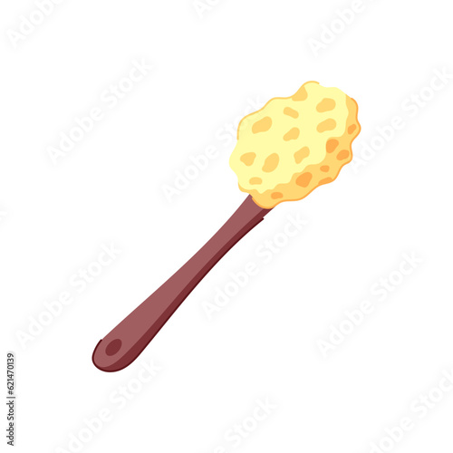 sanitary sponge hygiene cartoon. bath foam, cleaner domestic, equipment housework sanitary sponge hygiene sign. isolated symbol vector illustration