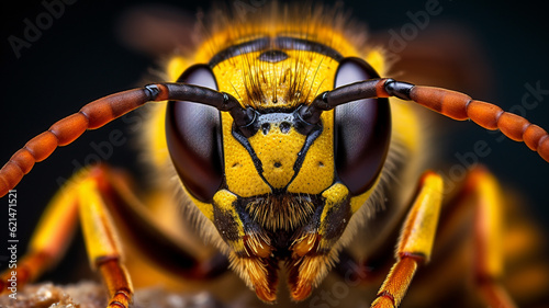 Macro photo of insect head © AhmadSoleh