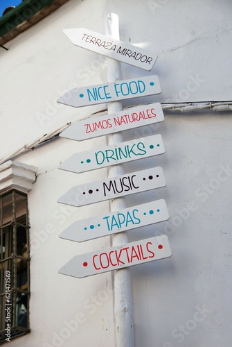 Letrero en Córdoba 
