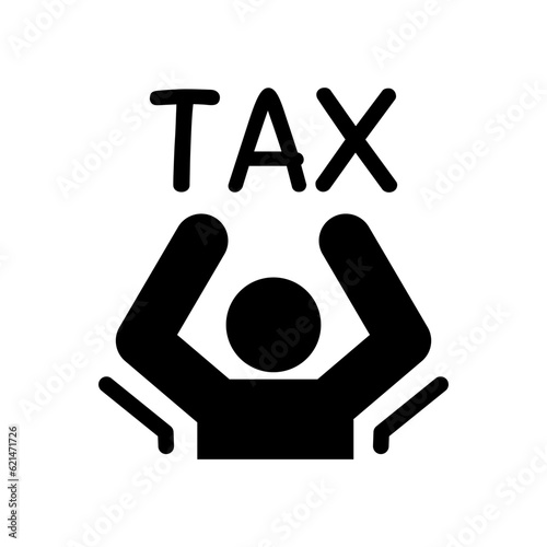 Tax burden icon