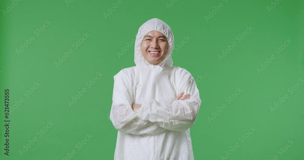 Asian Male Scientist Crossing His Arms And Smiling On Green Screen Background
Asian Male Scientist Crossing His Arms And Smiling On Green Screen Background