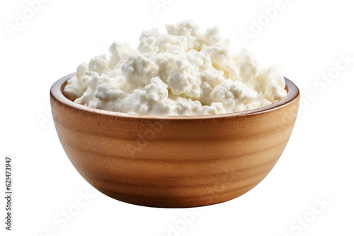 Cottage cheese. isolated object, transparent background