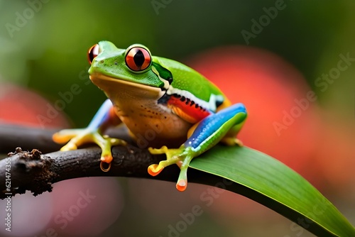 red eyed tree frog