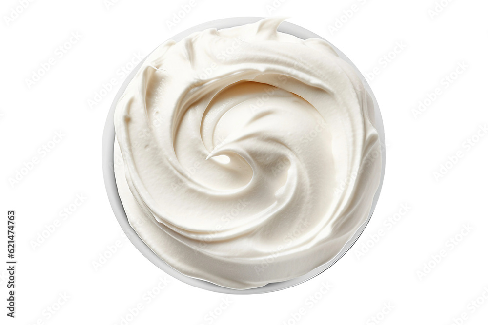 Cream cheese. isolated object, transparent background Cream cheese. isolated object, transparent background