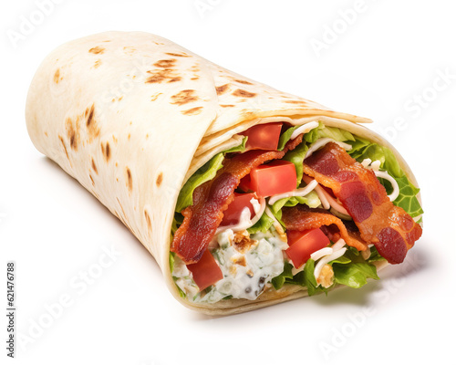 BLT sandwich burrito