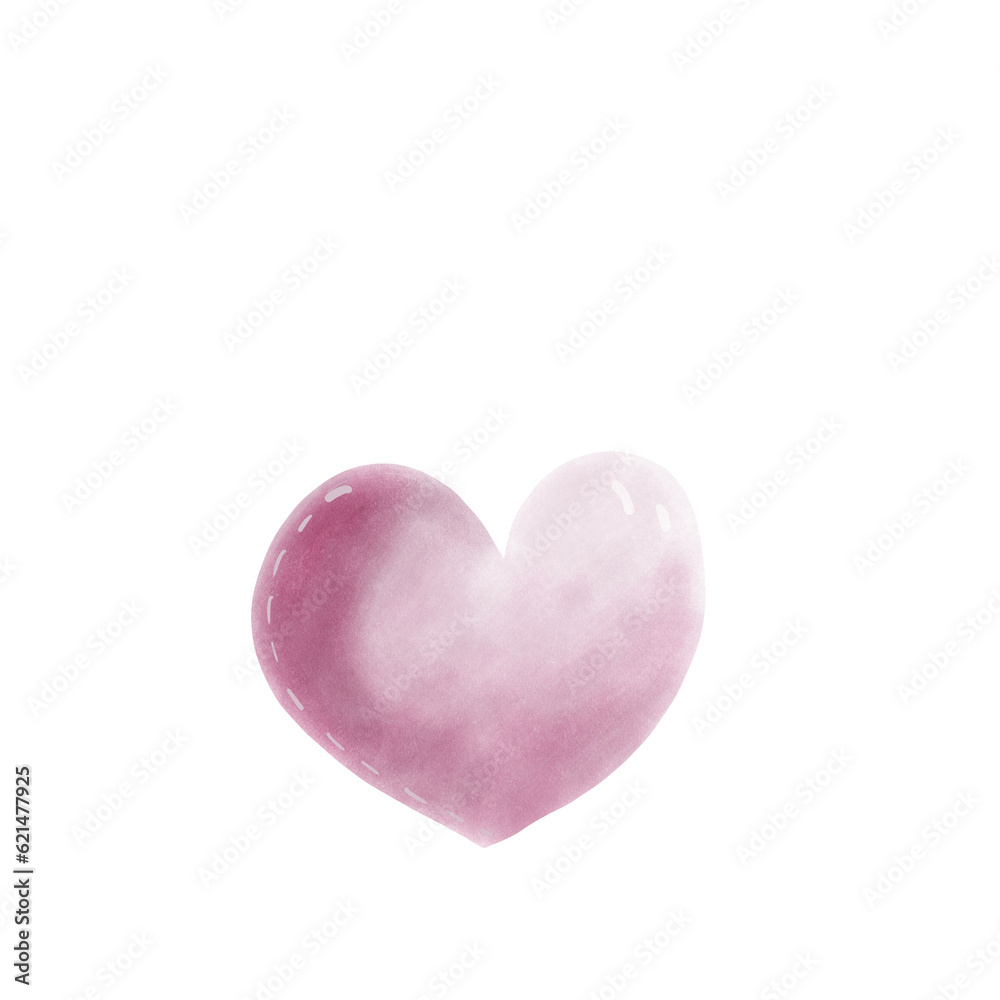 heart shaped pink rose petals