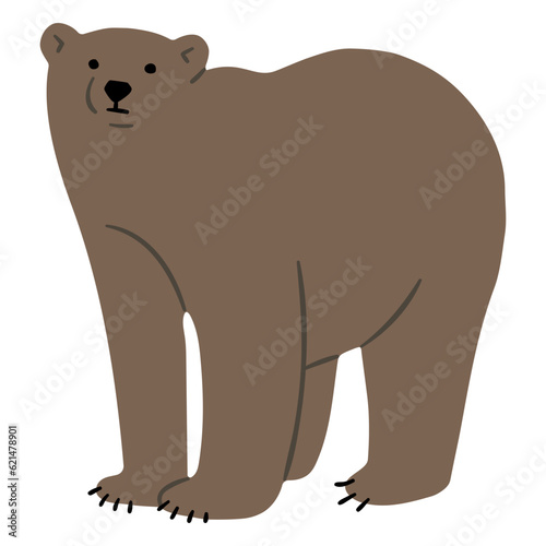 Grizzly Bear Single 30  vector illutration