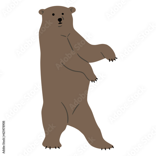 Grizzly Bear Single 28  vector illutration