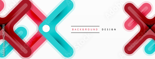 Cross line background minimal geometric template. Design for wallpaper, banner, background, landing page, wall art, invitation, prints, posters
