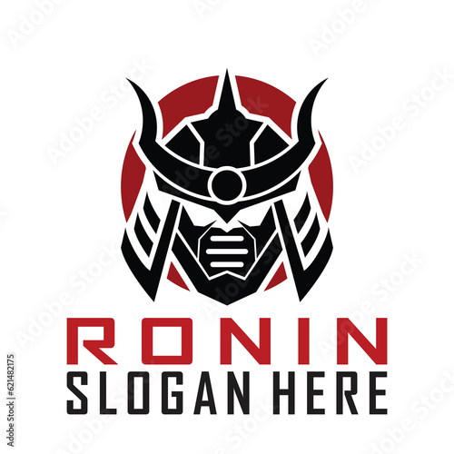 Samurai Logo. Ronin Ninja Samurai Logo vector