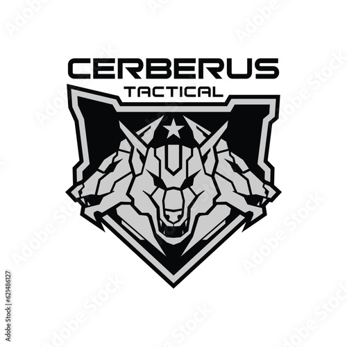 CERBERUS TACTICAL LOGO DESIGN TEMPLATE